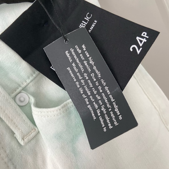 NEW!! BANANA REPUBLIC MID-RISE SKINNY DYED JEANS SIZE 24P - Picture 4 of 6